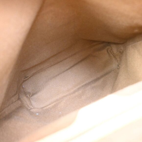 LOUIS VUITTON Logo Soho Backpack Bag Damier Ebene Leather Brown - Picture 13 of 16